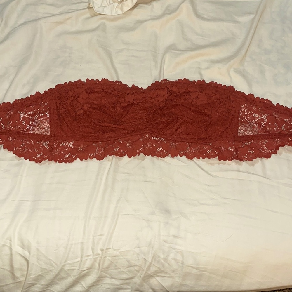 Burnt orange wireless bra